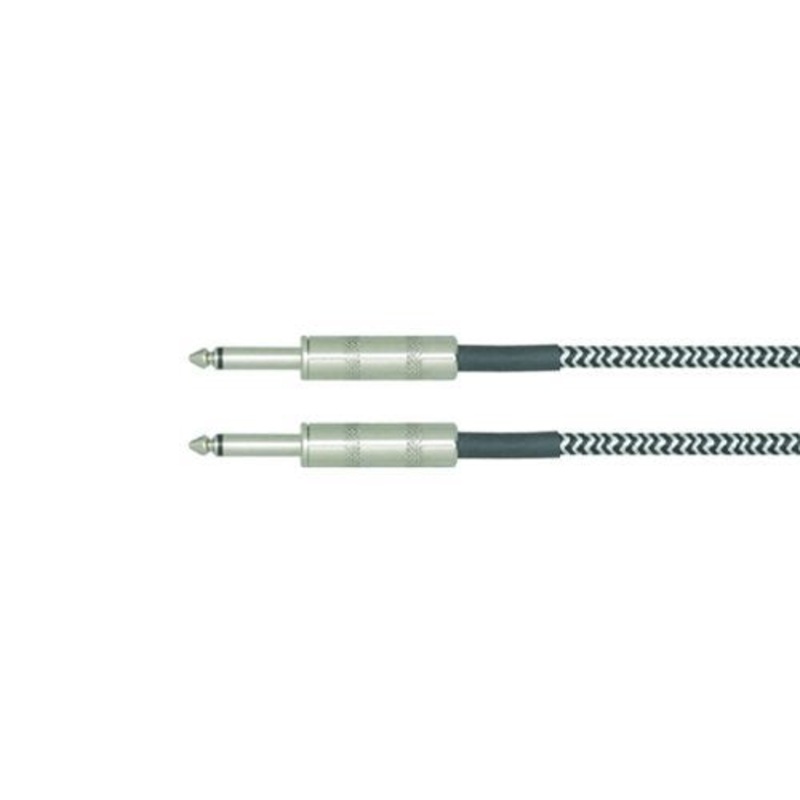 Leem SNT-10 Fabric Covered 1/4″ Instrument Patch Cable – 10′