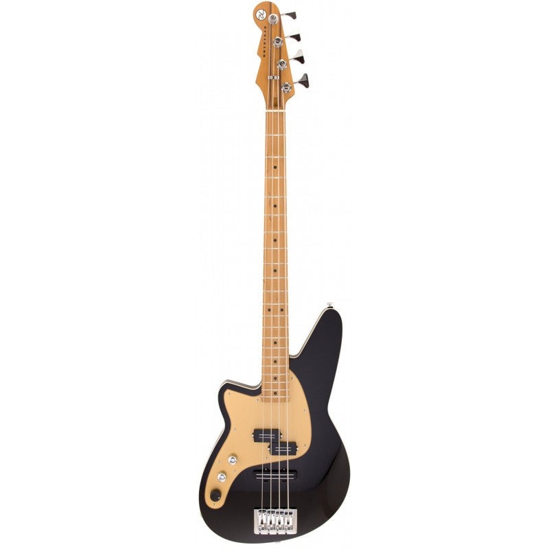 Reverend DECISION P Left Handed Electric Bass Guitar (Midnight Black)