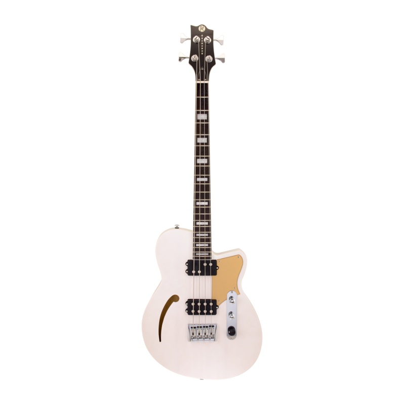 Reverend DUB KING Electric Bass Guitar (Trans White)