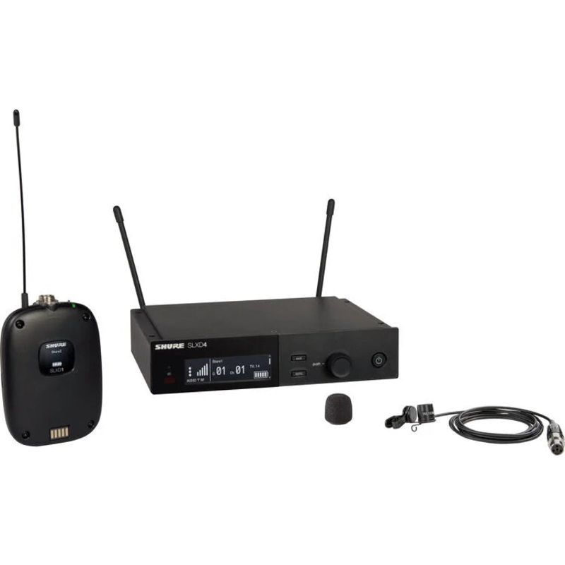 Shure SLXD14/85M-G58 Wireless Lavalier Microphone System – G85 Band
