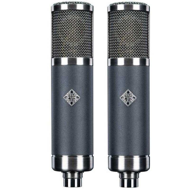 Telefunken TF47 Large Diaphragm Tube Condenser Microphone Stereo Set