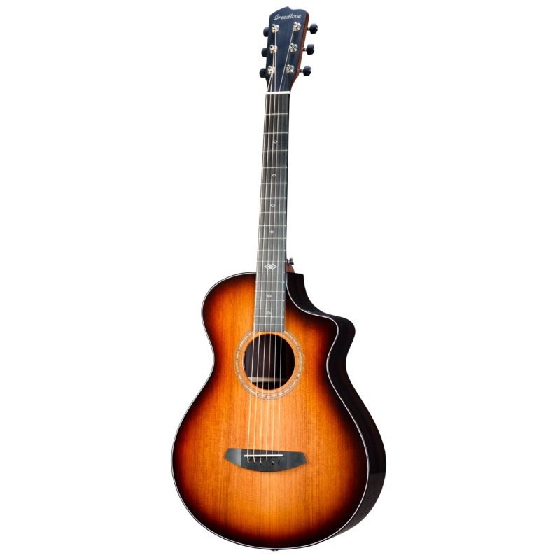 Breedlove PRCA44CERWIR Premier Concertina CE Acoustic-Electric Guitar (Edge Burst)