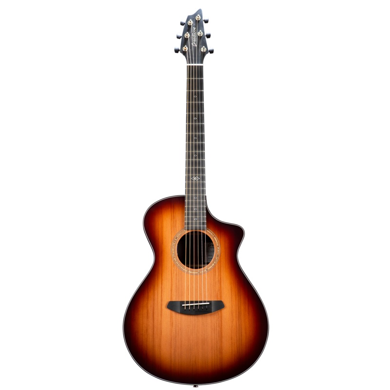Breedlove PRCNS44CERWIR Premier Concert Acoustic-Electric Guitar (Edge Burst)
