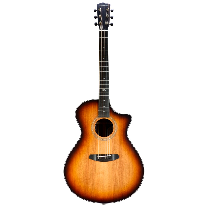 Breedlove PRCO44CERWIR Premier Concerto CE Acoustic-Electric Guitar (Edge Burst)