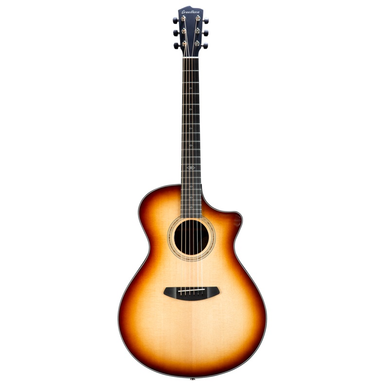 Breedlove PRCO50CESSIR Premier Concerto CE Acoustic-Electric Guitar (Burnt Amber Burst)