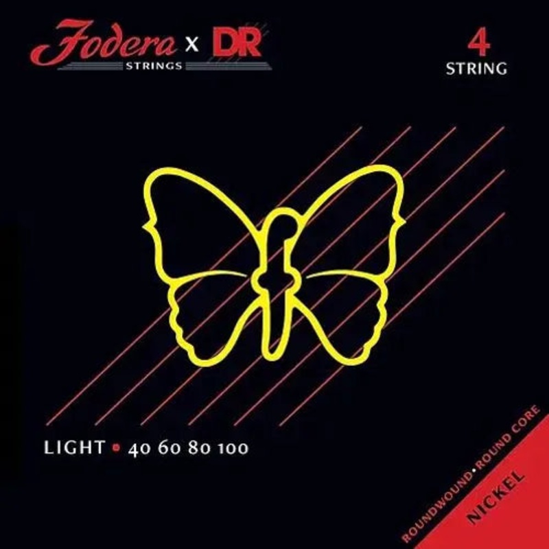 DR Handmade Strings FNI-40100 Electric Bass Strings Light – 40-100