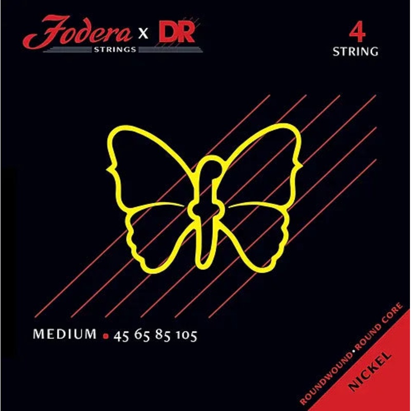 DR Handmade Strings FNI-45105 Electric Bass Strings Medium – 45-105