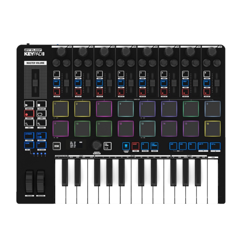Reloop KEYPAD PRO Compact DAW Workstation With Wireless MIDI
