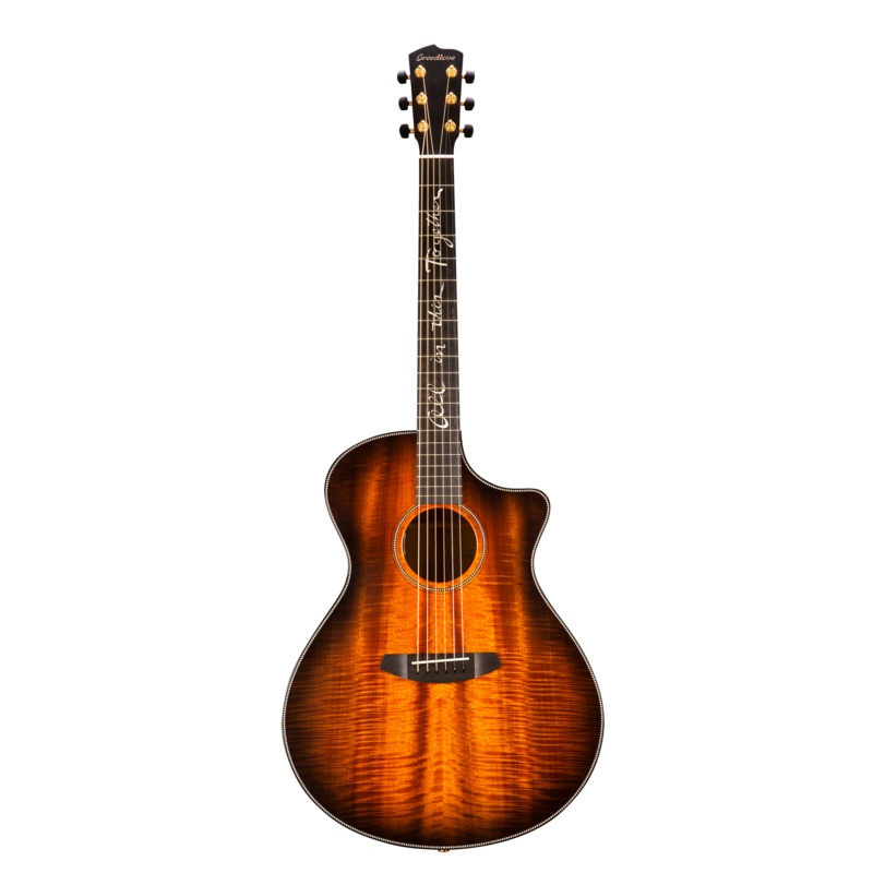 Breedlove ORCO04CEMYMY (JB) Concerto CE Jeff Bridges Acoustic-Electric Guitar (Bourbon Burst)