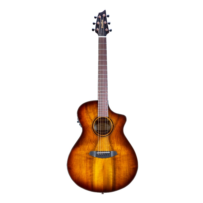 Breedlove PSCN42CEMYMY Pursuit Exotic S CE Concert Acoustic-Electric Guitar (Tiger Eye)