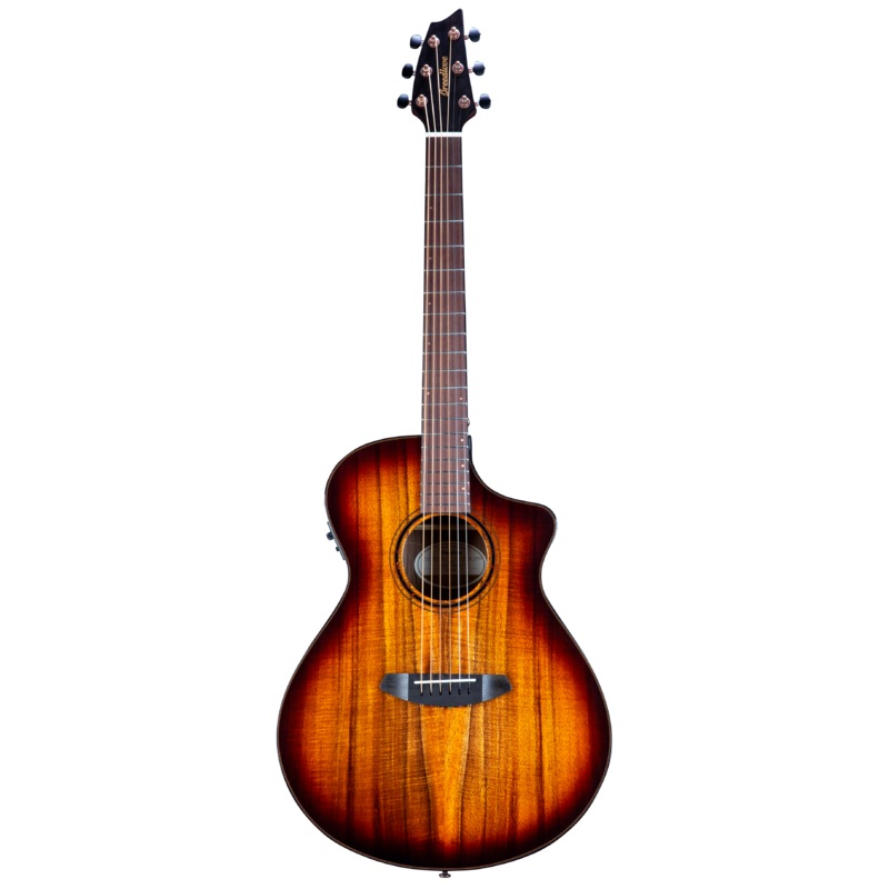 Breedlove PSCN44CEKOKO Pursuit Exotic S CE Concert Acoustic-Electric Guitar (Edge Burst)