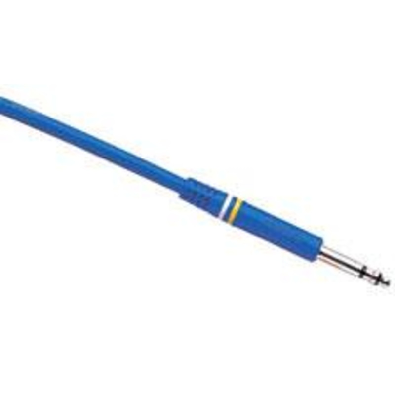 Mogami TT Bantam Patchcord Pure Patch TT to TT Molded Cable (Blue) – 18″
