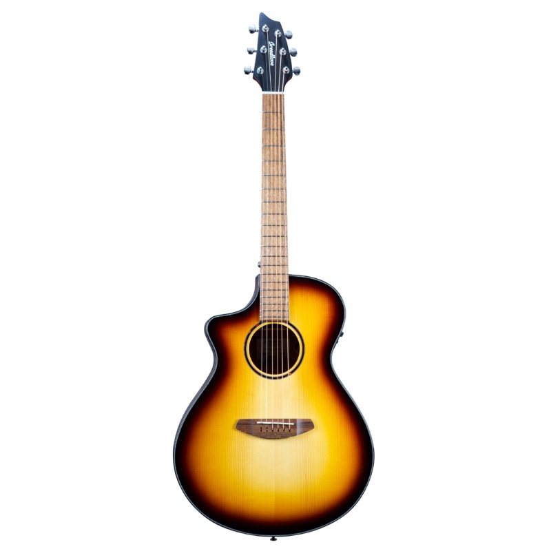 Breedlove DSCN44LCEEUAM Discovery Spruce-Mahogany Left-Handed Concert Acoustic-Electric Guitar (Edge Burst)