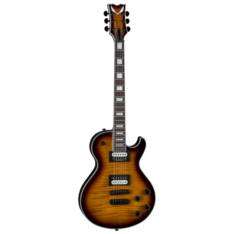 Dean Guitars TB SEL FM TBZ Thoroughbred Select Flame Top Electric Guitar (Trans Brazilia)
