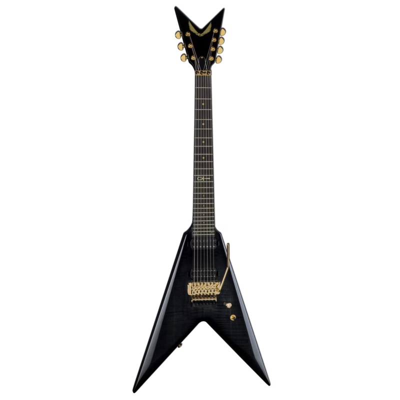 Dean Guitars VEN KS SEL 7 TBK Karl Sanders V 7 String Electric Guitar (Transparent Black)