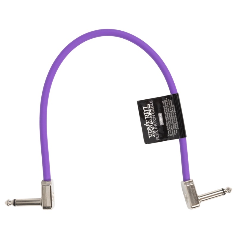 Ernie Ball 6448EB Flex Patch Cable (Purple) – 12″