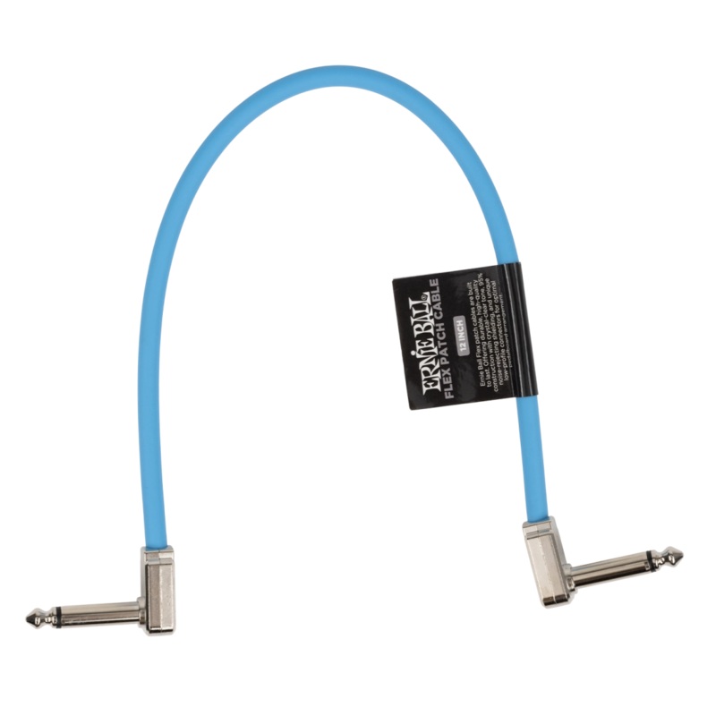 Ernie Ball 6456EB Flex Patch Cable (Blue) – 12″