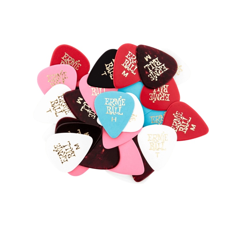 Ernie Ball 9201EB Guitar Picks (Assorted, Pack of 144) – Medium