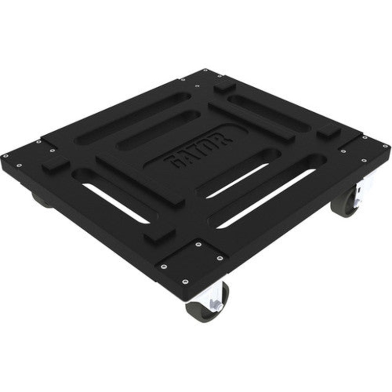 Gator G-CASTERBOARD Rotationally Molded Caster Kit (Black) – Set of Four