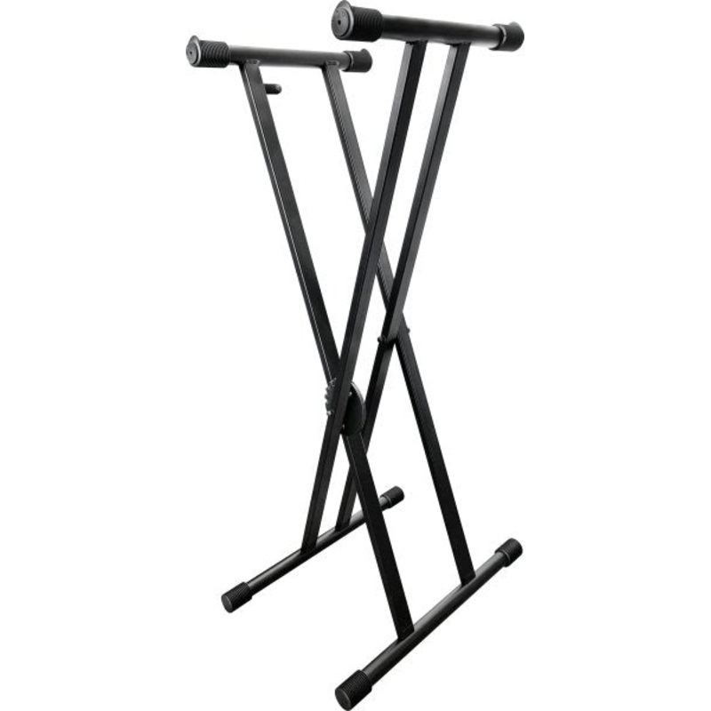 Profile KDS450DEP Double X-Frame Pull Tab Style Keyboard Stand