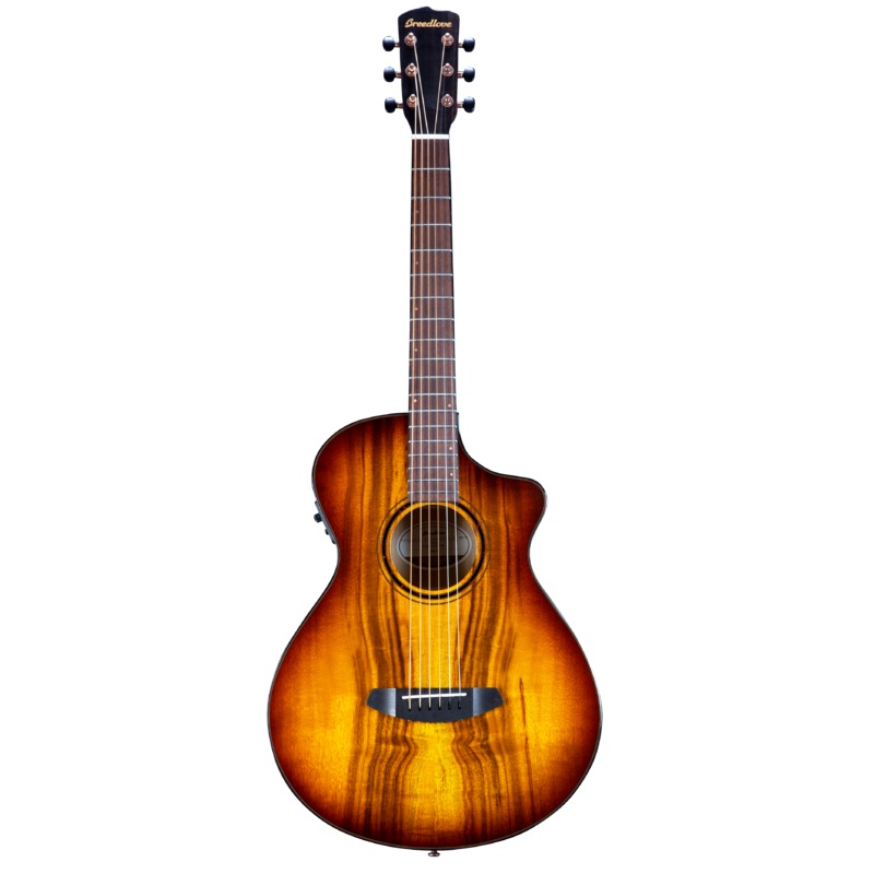 Breedlove PSCA42CEMYMY Pursuit Exotic S CE Myrtlewood Concertina Acoustic-Electric Guitar (Tiger Eye)
