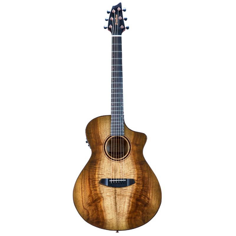 Breedlove PSCN41CEMYMY ECO Pursuit Exotic S Concert CE Acoustic-Electric Guitar (Sweetgrass Myrtlewood)