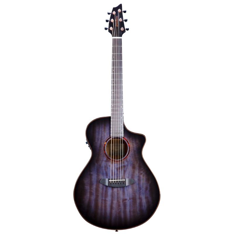 Breedlove PSCN59CEMYMY Pursuit Exotic S CE Concert Acoustic-Electric Guitar (Blackberry)