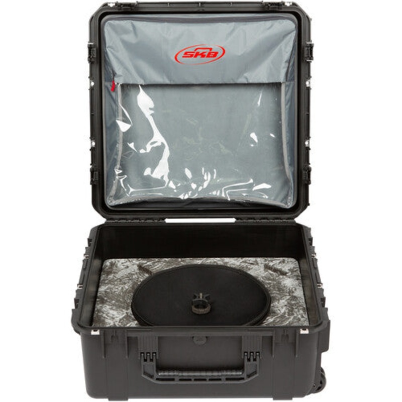 SKB 3I-2424-CF22 iSeries Cymbal Flyer With Head Storage Locking TSA Latches And Wheels