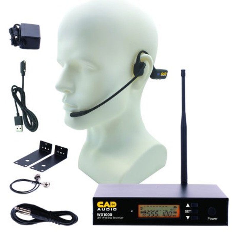 CAD WX1000HW Wireless Headworn Microphone System (550 to 590 MHz)