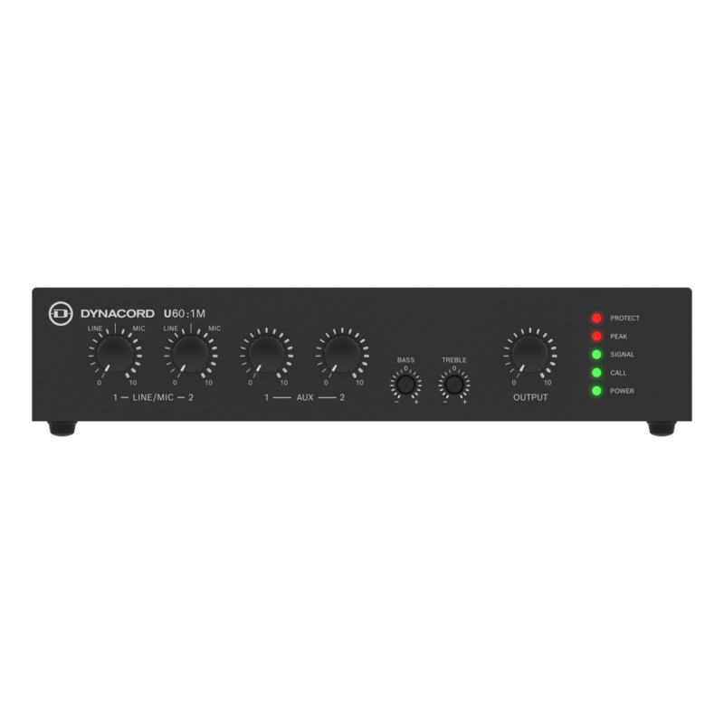 Dynacord U60:1M 1 Channel 60W Mixer Amplifier