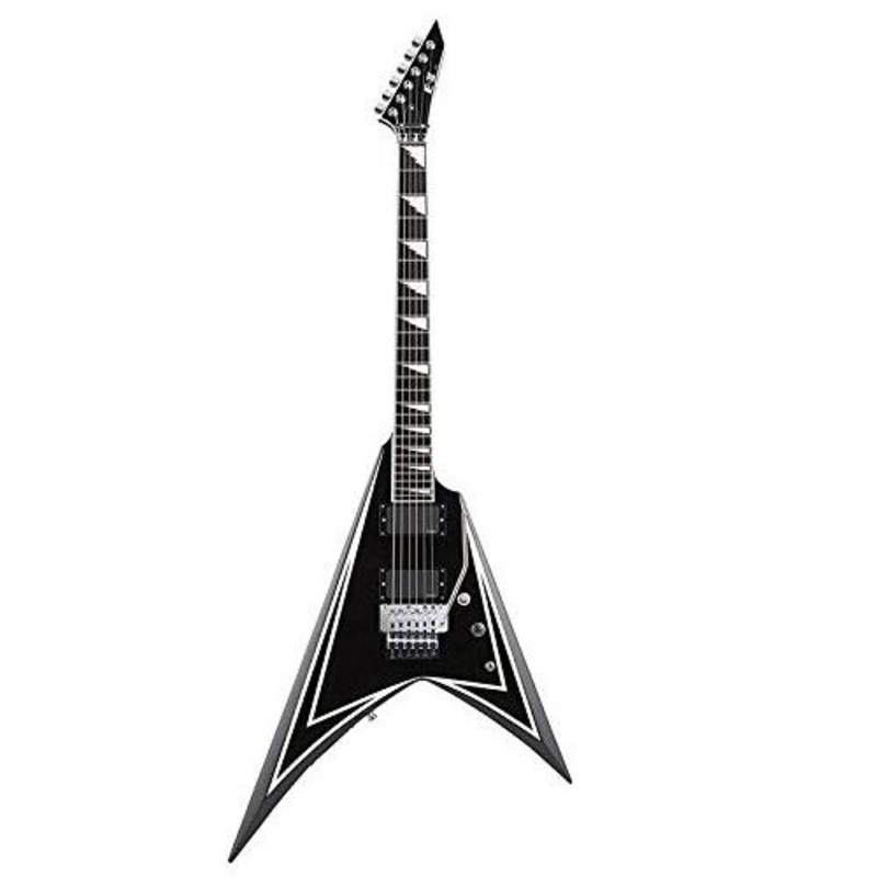ESP E-II SV Electric Guitar with 2 Active EMG 81 Pickups (Black)