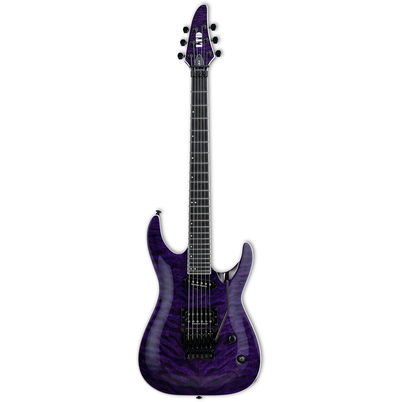 ESP LALRIIQMSTP ALR-II Signature Electric Guitar (See Thru Purple)