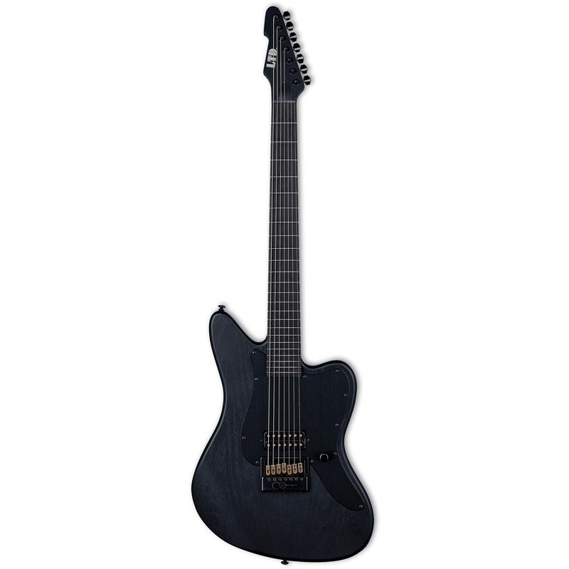 ESP LAWXJ7BETOGBLKS Alex Wade XJ Signature 7-string Baritone Electric Guitar (Black Satin)