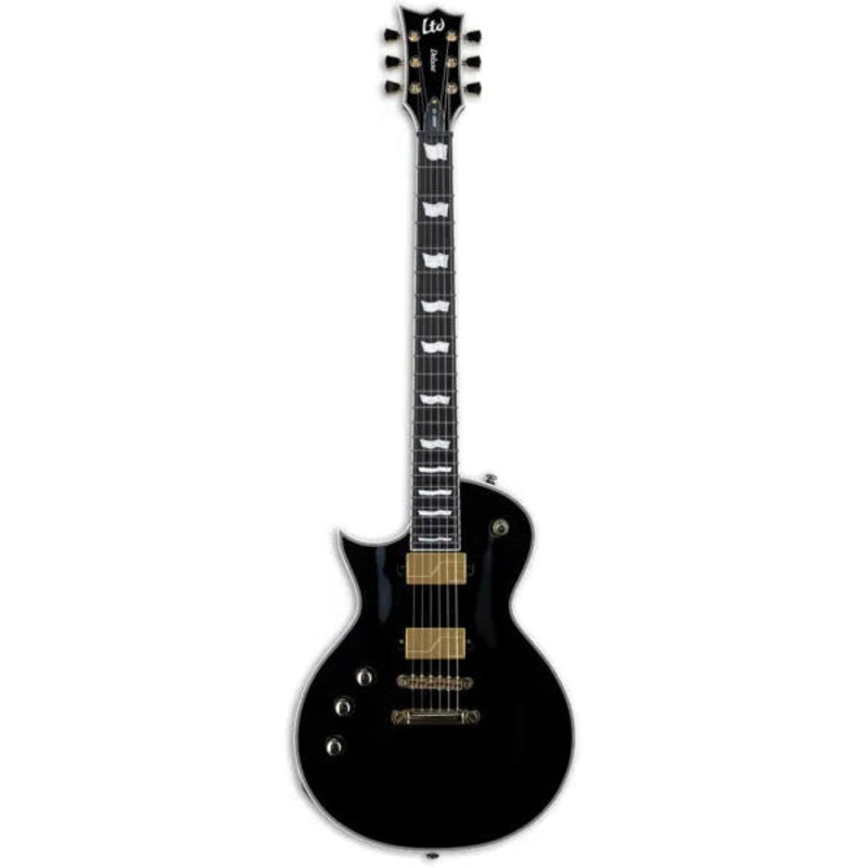 ESP LEC1000BLKFLH Left Handed Electric Guitar (Black)