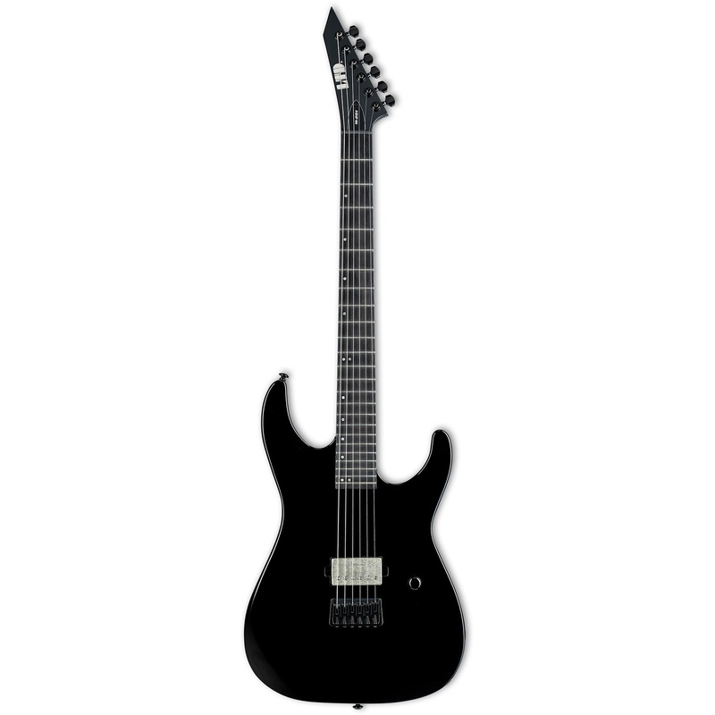 ESP LM201BHTBLK Baritone Electric Guitar (Black)
