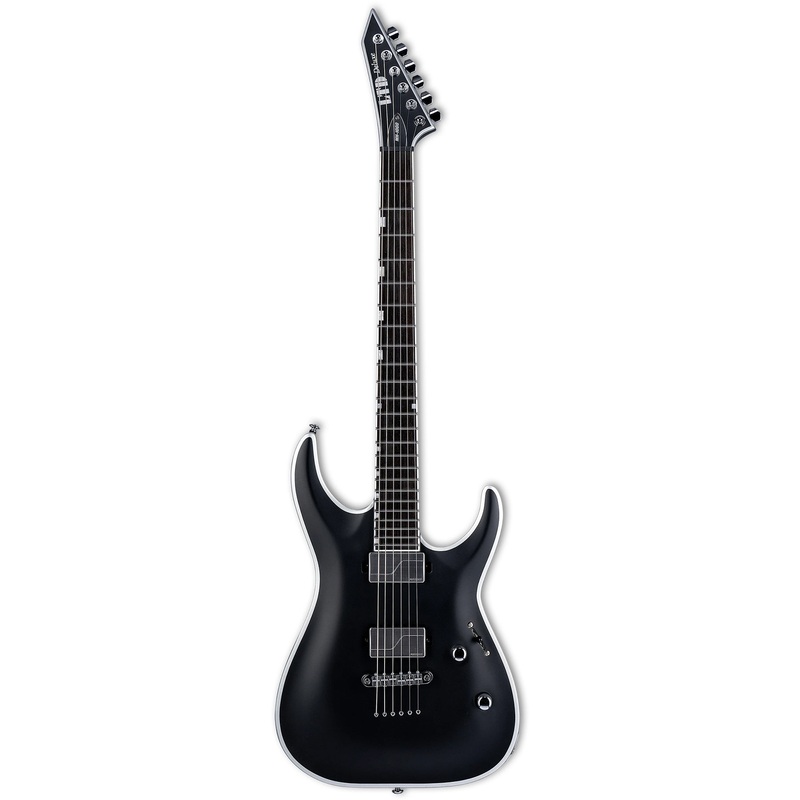 ESP LMH1000NTBBBLKS Electric Guitar (Black Satin)