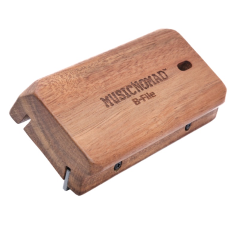 MusicNomad B-FILE Fret Beveling File (B-File) with 23 & 3 File Angles