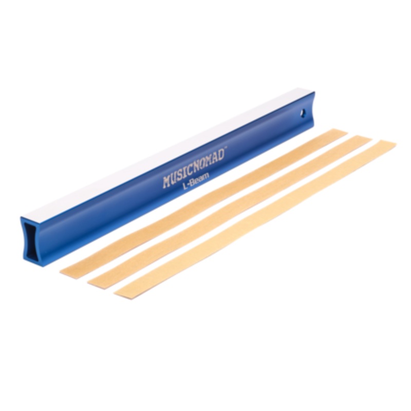 MusicNomad FRET-LEVELER-L-BEAM-17-6 Fret Leveling Beam (17.6in) for Acoustic/Electric Guitars