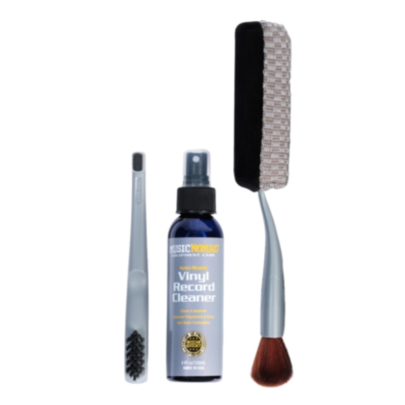 MusicNomad VINYL-RECORD-CARE-KIT 3-Piece Vinyl Record Cleaning & Care Kit