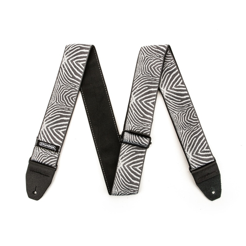 Dunlop D6722 Jacquard Guitar STRAP (Zebra Cadabra)