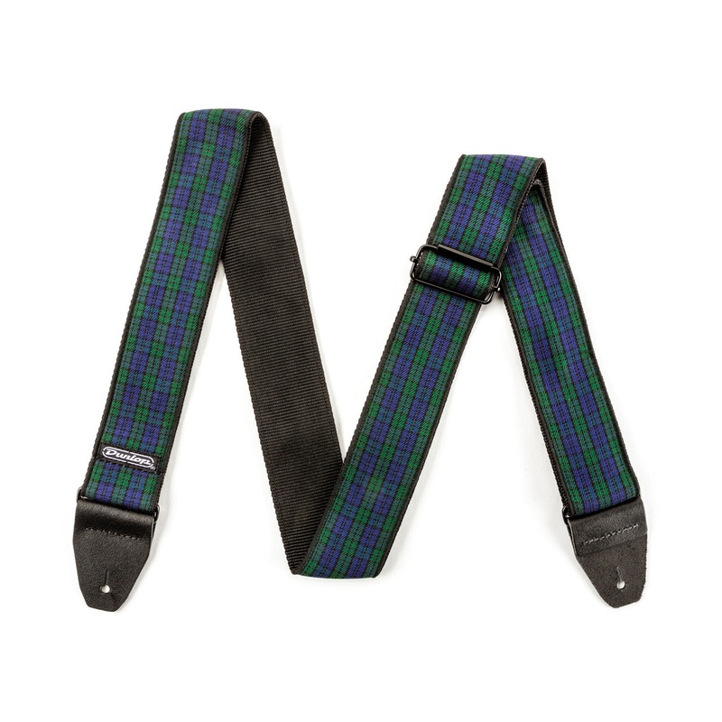 Dunlop D6731 Jacquard Guitar Strap (Black Watch Plaid)