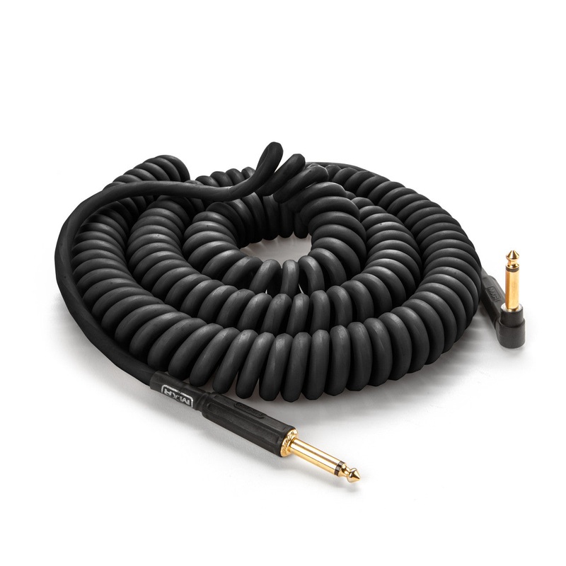 Dunlop DCICB30R 1/4 to 1/4 Coil Cable (Black) – 30′