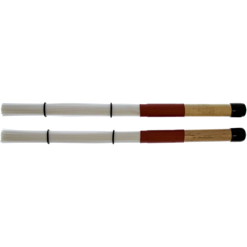 Granite Percussion GP-CB18WH Cajon Brushes (Straight Nylon Bristle)