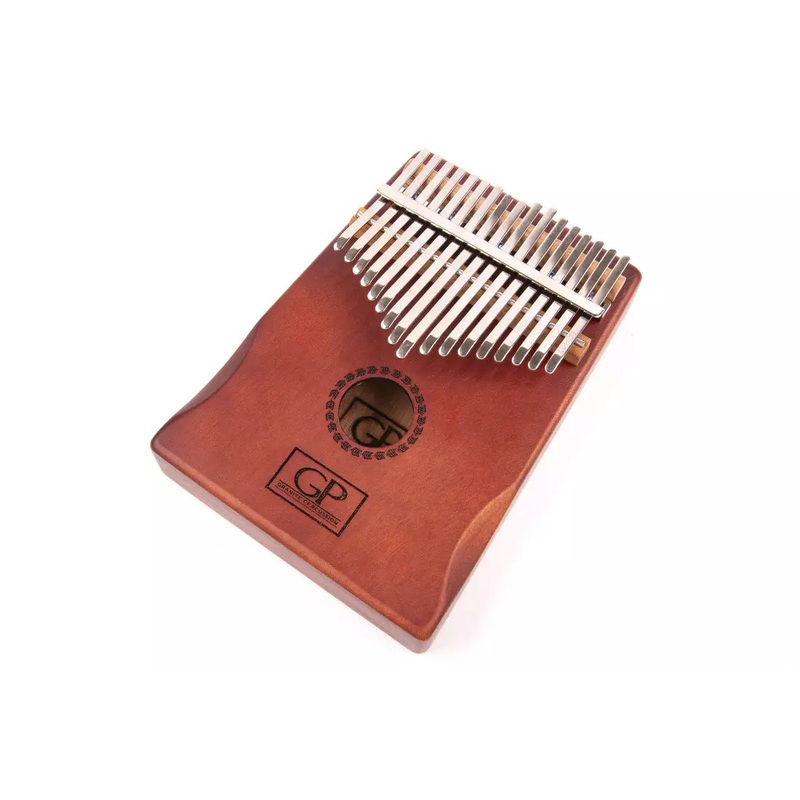 Granite Percussion GP-KL17 Large Kalimba (Satin Mahogany Finish) – 17 Keys