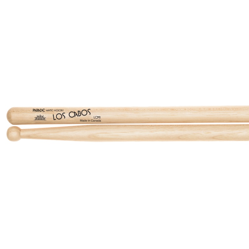 Los Cabos LCD-LCM1 Parade Hickory Ball Tip Drumsticks