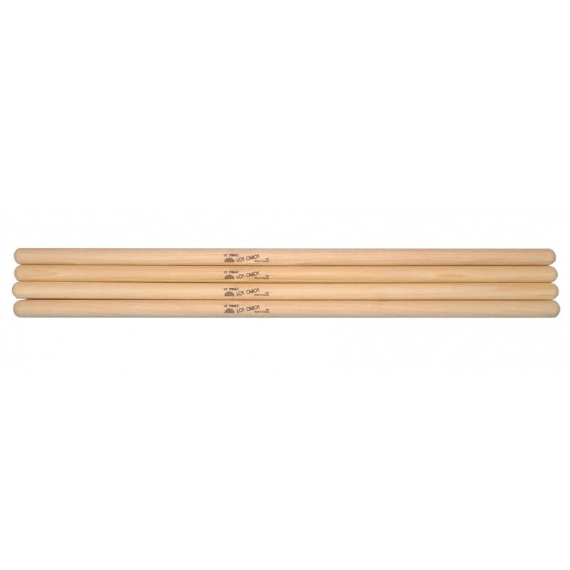 Los Cabos LCDWHT 2 Pair White Hickory Timbale Sticks – 1/2″