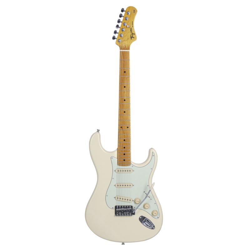 Tagima TG 530-OWH-LF/TT Electric Guitar (Olympic White & Tortoise Pickguard)