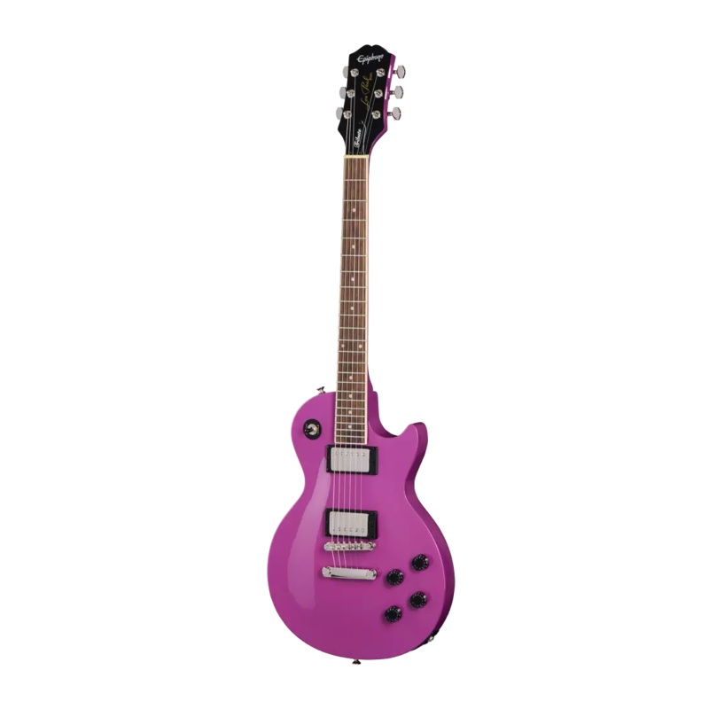Epiphone E1LPOMPNH Les Paul Tribute E1 Electric Guitar (Majestic Purple)