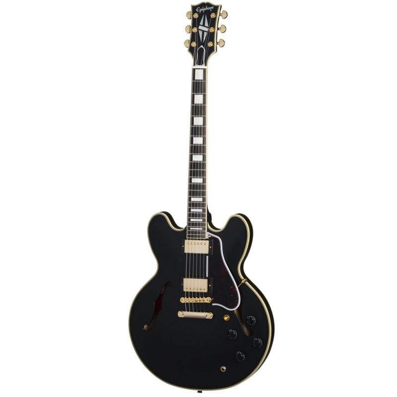 Epiphone EC35559EBVGH 1959 ES-355 Semi-Hollow Electric Guitar (Ebony VOS)