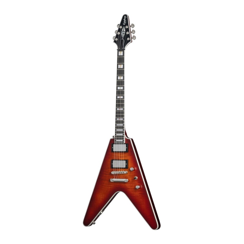 Epiphone EIFVYABTBN Flying V Prophecy Electric Guitar (Aged Bengal Tiger Burst)